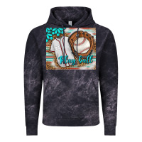 Cloud Black Baseball Play Ball With Leopard Mousepad Vintage Hoodie - BundleAndBundleShop