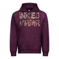 Mauve Wine inked mama Urban Hoodie - JahusDesignShop