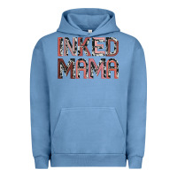 Pigment Pebble Blue inked mama Urban Hoodie - JahusDesignShop