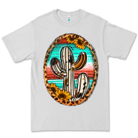 Dove Grey Western Cactus Premium Tee - Jasminsmagicworld