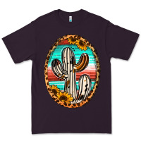 Plum Western Cactus Premium Tee - Jasminsmagicworld