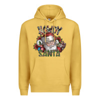 Antique Gold howdy santa Premium Hoodie - SublimationCraftShop