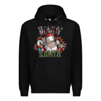 Black howdy santa Premium Hoodie - SublimationCraftShop