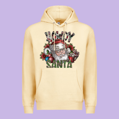 Howdy Santa Premium Hoodie Designed By Sublimationcraftshop