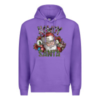 Purple howdy santa Premium Hoodie - SublimationCraftShop