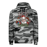 Slate Camo howdy santa Premium Hoodie - SublimationCraftShop