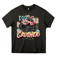 Asphalt Egg crusher Easter truck Easter Day Heavy Core Tee - HowdyJamesFarm
