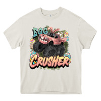 Cream Egg crusher Easter truck Easter Day Heavy Core Tee - HowdyJamesFarm