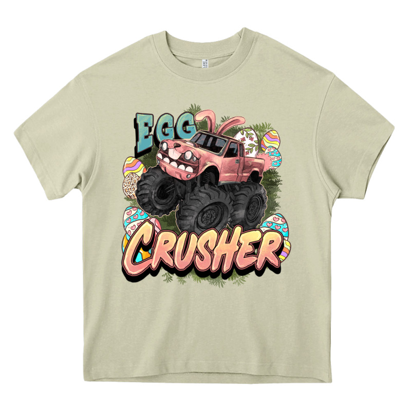 Egg Crusher Easter Truck Easter Day Heavy Core Tee by HowdyJamesFarm | Teevron