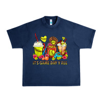 Navy It's Game Day Y'all Softball Coffee Cups Urban Heavy Tee - FaDigitalArtStudio