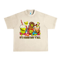 Sandshell It's Game Day Y'all Softball Coffee Cups Urban Heavy Tee - FaDigitalArtStudio