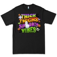 Black thick thighs and spooky vibes Premium Tee - CowGirlArtShop