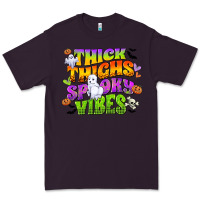 Plum thick thighs and spooky vibes Premium Tee - CowGirlArtShop