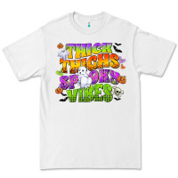 White thick thighs and spooky vibes Premium Tee - CowGirlArtShop