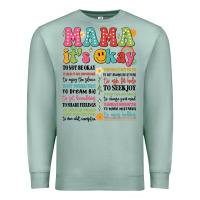 Seafoam mama its okay Premium Sweatshirt - JahusDesignShop