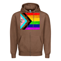 Chestnut pride flag Zipper Hoodie - AdoDesignShop