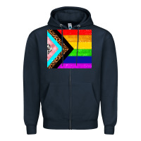 Navy pride flag Zipper Hoodie - AdoDesignShop