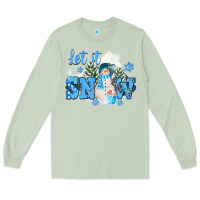 Matcha let it snow christmas Long Sleeve Tee - FaDigitalArtStudio