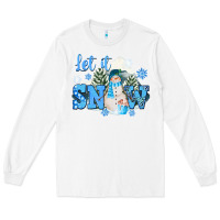 White let it snow christmas Long Sleeve Tee - FaDigitalArtStudio