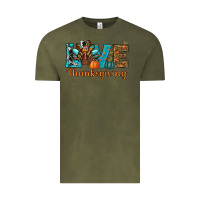 Vintage Olive love thanksgivings turkey Vintage Tee - RanaPortraitStore