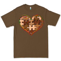 Cacao melanin skin tone heart black history Premium Tee - CowGirlArtShop
