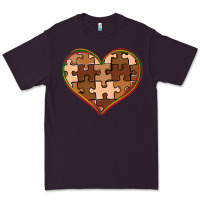 Plum melanin skin tone heart black history Premium Tee - CowGirlArtShop