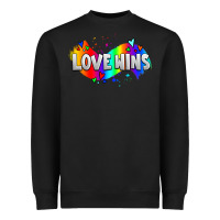 Black love wins pride lgbtq Heavyweight Sweatshirt - AdoDesignShop