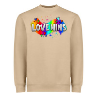 Mushroom love wins pride lgbtq Heavyweight Sweatshirt - AdoDesignShop