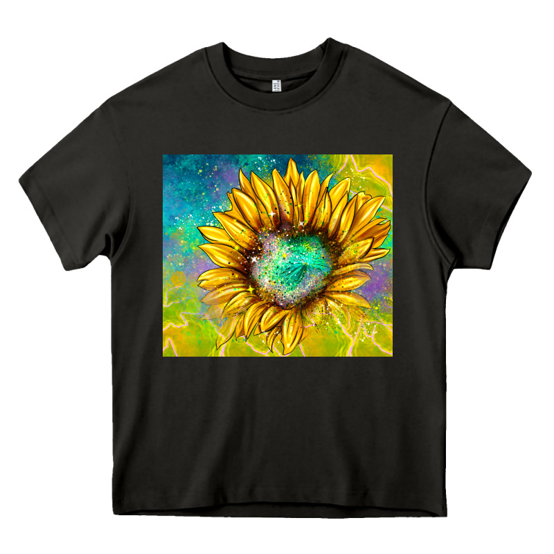Sparkling Sunflower Heavy Core Tee by TumblerDesignByShophia | Teevron