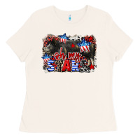 Bone Oh my stars pig Ladies Tee - CowGirlArtShop