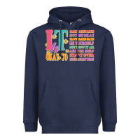 Navy it is okay to Heavyweight Hoodie - JahusDesignShop