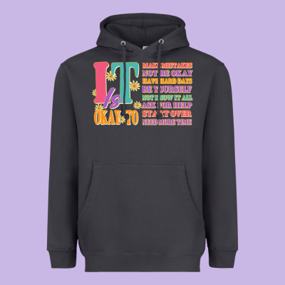 It Is Okay To Heavyweight Hoodie Designed By Jahusdesignshop