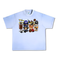 Grape Ice Police Coffee Cups Urban Heavy Tee - FaDigitalArtStudio