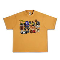 Peanut Butter Police Coffee Cups Urban Heavy Tee - FaDigitalArtStudio
