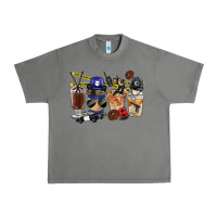 Tornado Police Coffee Cups Urban Heavy Tee - FaDigitalArtStudio