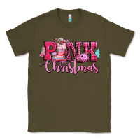Army Green pink christmas Classic Tee - CowGirlArtShop