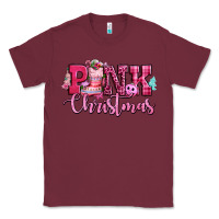 Burgundy pink christmas Classic Tee - CowGirlArtShop