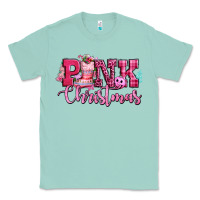 Seafoam pink christmas Classic Tee - CowGirlArtShop