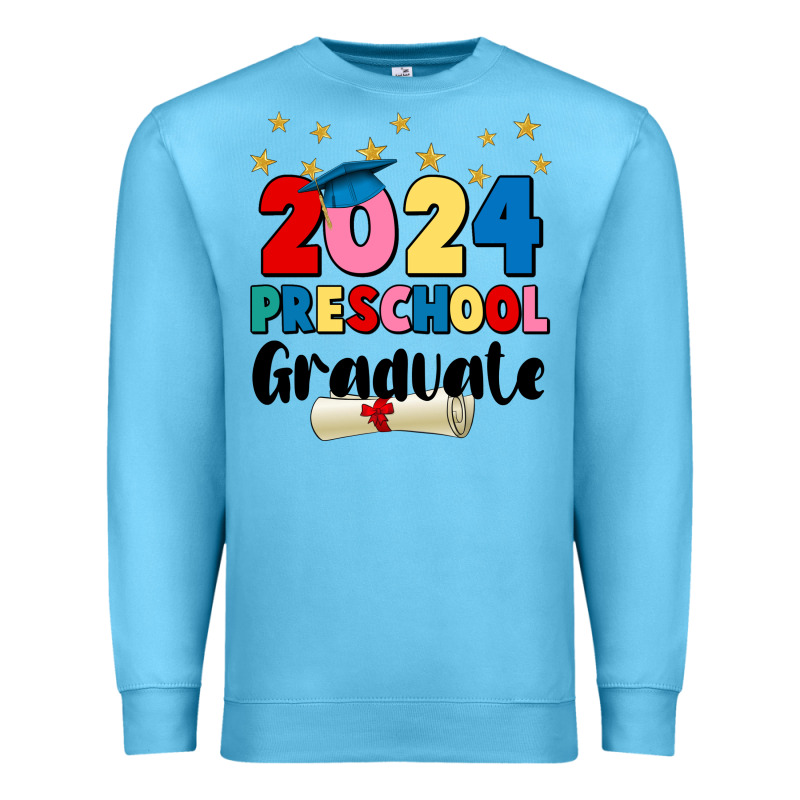 2024 Preschool Graduate Premium Sweatshirt by JahusDesignShop | Teevron