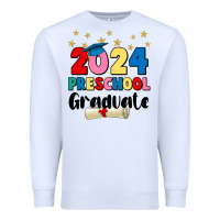 White 2024 preschool graduate Premium Sweatshirt - JahusDesignShop