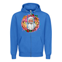 True Royal merry christmas peace santa Zipper Hoodie - AdoDesignShop