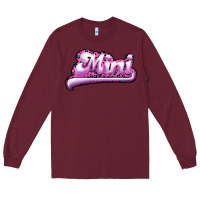Burgundy Mini Leopard Long Sleeve Tee - RanaPortraitStore