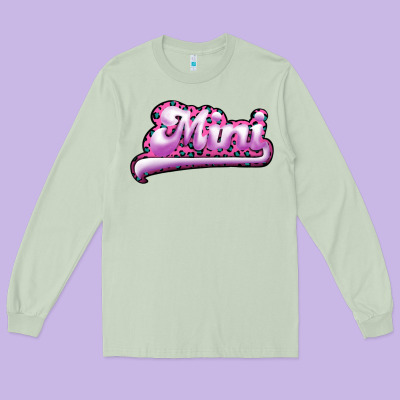 Mini Leopard Long Sleeve Tee Designed By Ranaportraitstore