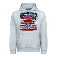 Heather Grey bull skull america Urban Hoodie - JahusDesignShop