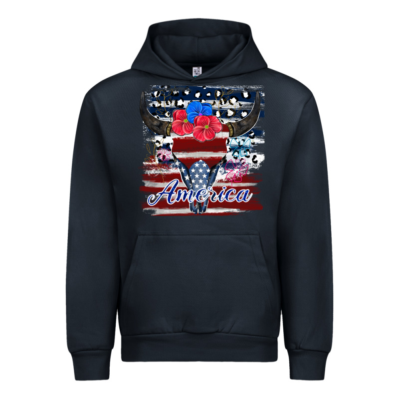 Bull Skull America Urban Hoodie by JahusDesignShop | Teevron
