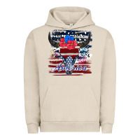 Pigment French Oak bull skull america Urban Hoodie - JahusDesignShop