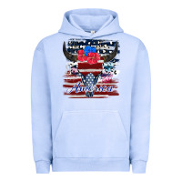 Pigment Grape Ice bull skull america Urban Hoodie - JahusDesignShop