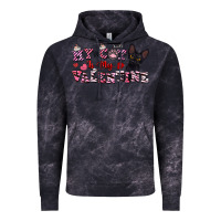 Cloud Black my cat is my valentine Vintage Hoodie - FaDigitalArtStudio