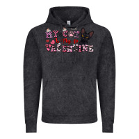 Vintage Black my cat is my valentine Vintage Hoodie - FaDigitalArtStudio