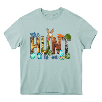 Arona The hunt is on with eggs Easter Day Heavy Core Tee - HowdyJamesFarm